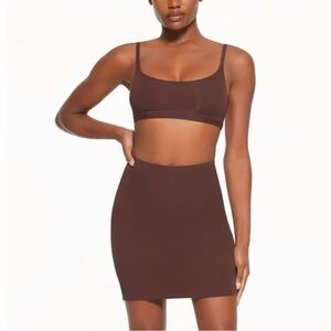 🤎SKIMS Fits Everybody Mini Skirt 2X BO-SKT-3390